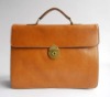 2012 Hot Italian leather briefcase bag brown