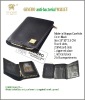 2012 latest antibacterial genuine leather wallet