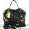 (2262*black120708)fashion with leather female bag value inventory bag