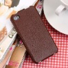 BF-MP003(7)Hot Sales  Leather  Case For iPhone ,Nice brown color