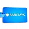 Barclays blue soft pvc Luggage tag