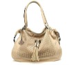 Beautiful girl leather handbags / 100 % genuine leather handbags