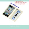 Beige Tape Style Silicone Case for iPhone 4