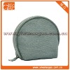 Charming leisure zipper ,shell shape canvas cosmetic packaging