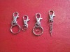 Cheap zinc alloy snap hook/ swivel snap hook  with key ring