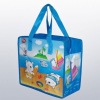 Cute non woevn zippered bag for gifts