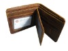 Desert Trifold Leather Wallet