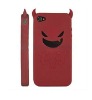 Devil Silicone Back Housing for Iphone 4