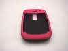 Durable two-tone silicone case cover for Blackberry 9000