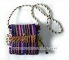 Ethnic Style Multicolor Stripe Messenger Bag