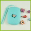 Factory Manufacture Silicone Key Case with Charm (DHJ-025)