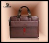 Famous brand genuine leather briefcase for men