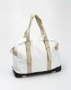 Fashion White Polyester Messenger Bag