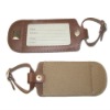 Fashion leather handbag tag