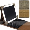 Fashion snake skin design PU leahter case for iPad 2 case with blue tooth keyboard!!!
