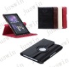 For Samsung Galaxy Tab 10.1 7500/7510 Leather Case Smart Cover Swivel Stand Black
