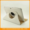 For Samsung Galaxy Tab 8.9 P7300/P7310 360 Rotary Folio PU Leather Case Cover with Standing, White color, 11 colors, OEM