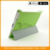 For iPad2 Smart Leather Case with Standing, Folding Microfiber Leather Case with Stand for Apple iPad 2, 6 colors option, OEM