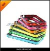 For iphone 4 4G 4S TPU bumper case with metal button mix colors