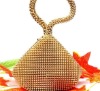 Golden Heart Aluminum Bead handbag & aluminum shoulder bag