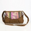 Hot sell Coconut Shell Accessory ethnic messenger bag(coffee)
