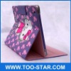 Hot sell Hello Kitty leather Case Cover stand for apple iPad2