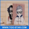Hot sell sweety couple's Lover Boy and Girl Leather Case Cover skin for iPad 2