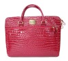How seller! Fashion Ladies 10-15'' laptop bag case with crocodile embossed