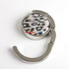 Jewelry Metal Handbag Hanger Hoop with Print Leopard!!