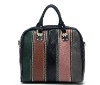 Ladies Striped Multicolor Handbag