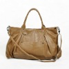 New High Quality Lady 3 Color Genuine Leather Leisure Hobo Handbag Aslant Bag [DG009]