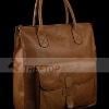 Newest lady functional genuine leather laptop bag,lady laptop bag, for ipad 2 lady bag