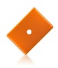 Orange See through rubberized Hard case for macbook pro 1 year warranty