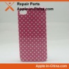 Pink with 7pcs White dots Case for iPhone 4S,New Fashion
