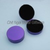 Portable pocket round cosmetic case