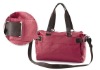 Red Canvas Carry Bag with One shoulder strap
