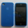 Silicone Skin Case Cover for iPhone 4G /Blue