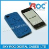 Silicone back case with citizen building design For iph 4g 4gs