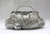 Silver Eden Fringed Evening Bag/Clutch Bag