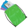 Small size RPET polyester bag in lime color