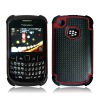 Soft Silicon Snap On Protector TPU 3 In 1 Combo Cover For Blackberry Curve 8520