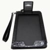 Strap Style leather case cover with LED light for Amazon Kindle fire 7 inch tablet pc