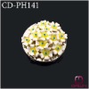 White Flower Folding Handbag Hook CD-PH141