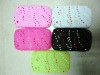 Wholesale OEM Diamond Silicone Case Cover skin For Blackberry Curve 8520 8530, 5 colors&Fast shipping
