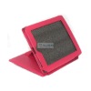 case for Ipad, With a kickstand, metal snap fastener and extra pocket
