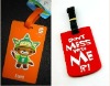 custom Soft PVC baggage tag for advertising gifts