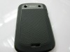 electroplate case for blackberry 9900,made of leather +tpu+metal,customized design