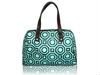 fashion geometry canvas lady handbag