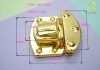 gold metal Bag Lock A-046