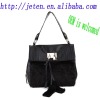 lady shoulder bag black
